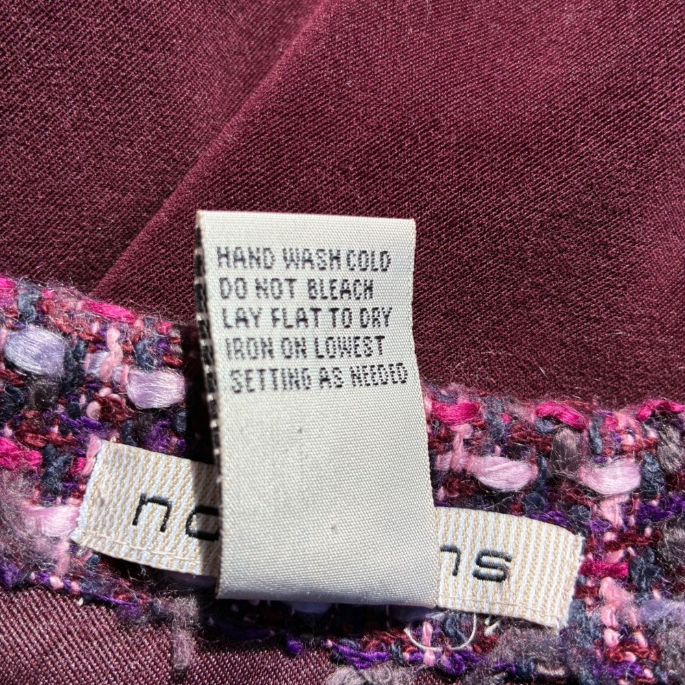 Vtg Notations Jacket Women Large Patchwork Embroi… - image 8